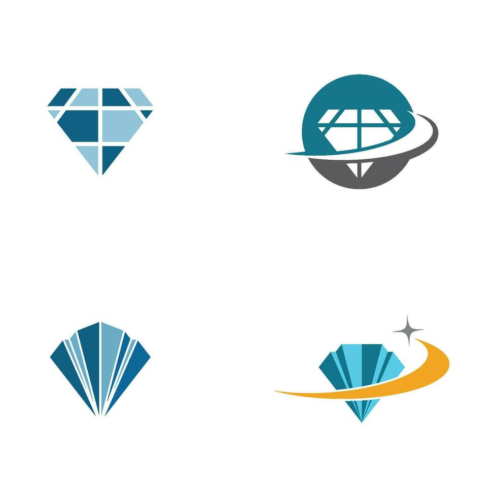 diamant logo sjabloon vector