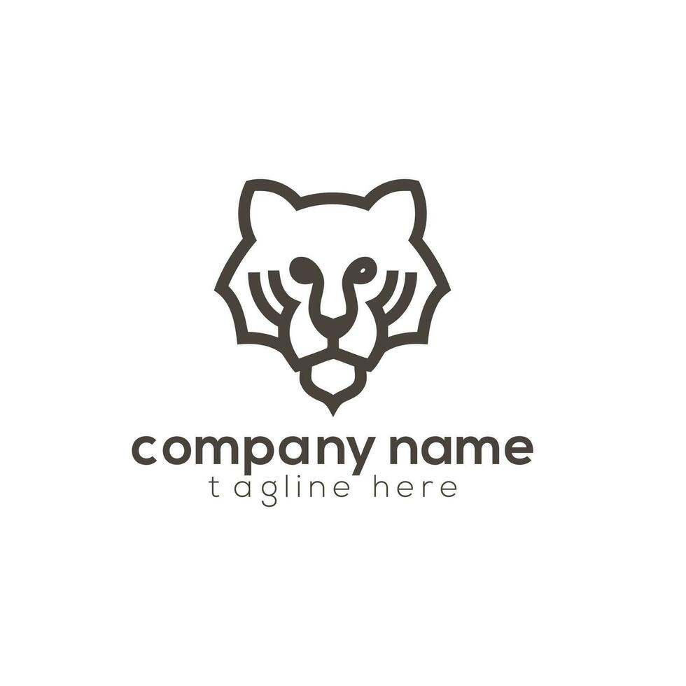 panter vee logo ontwerp, vector concept illustratie