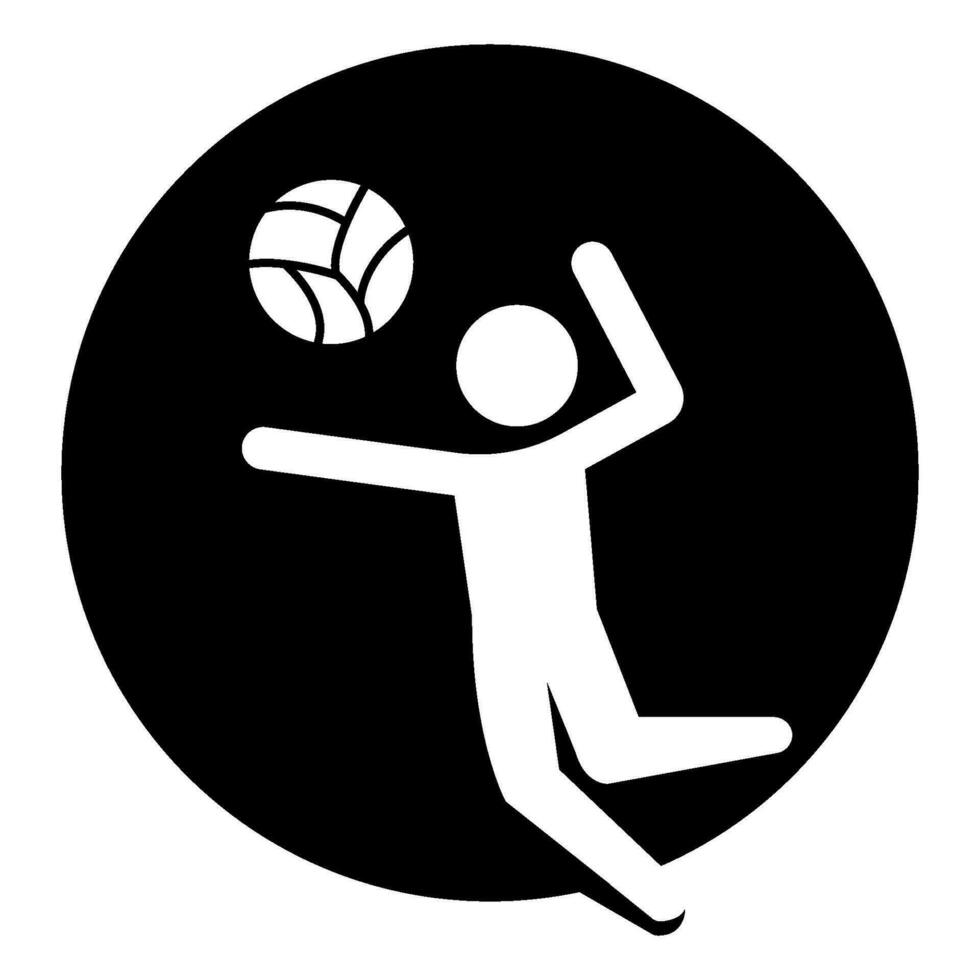 volley icoon illustratie vector