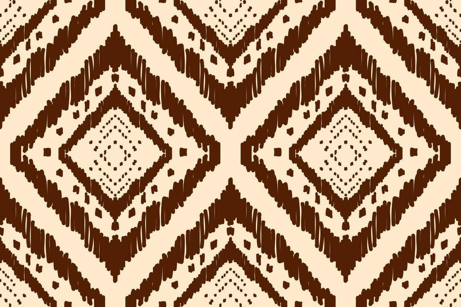 mooie etnische abstracte ikat-kunst. naadloze kasuri patroon in tribal, folk borduurwerk en Mexicaanse style.aztec geometrische kunst ornament print.design voor tapijt, behang, kleding, inwikkeling, stof. vector