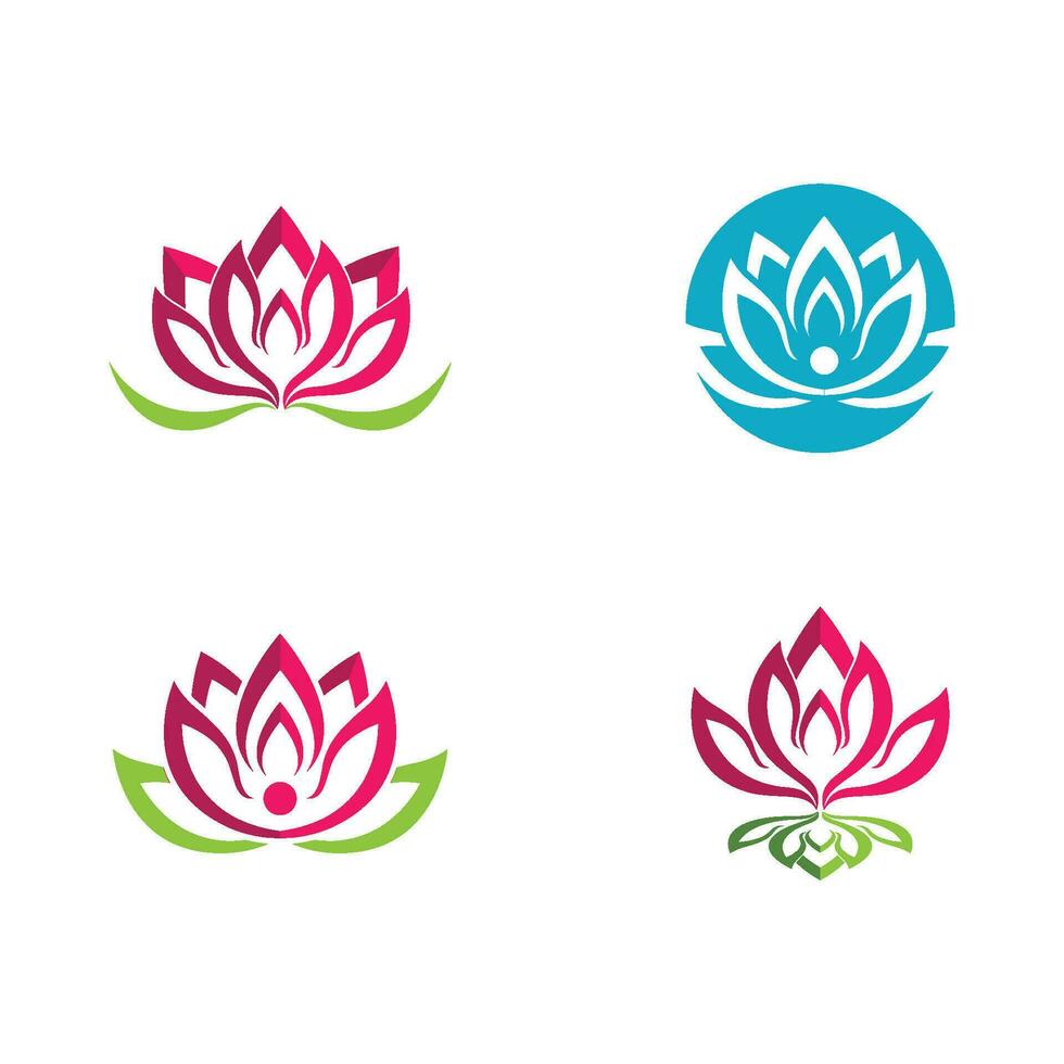 schoonheid vector lotus pictogram