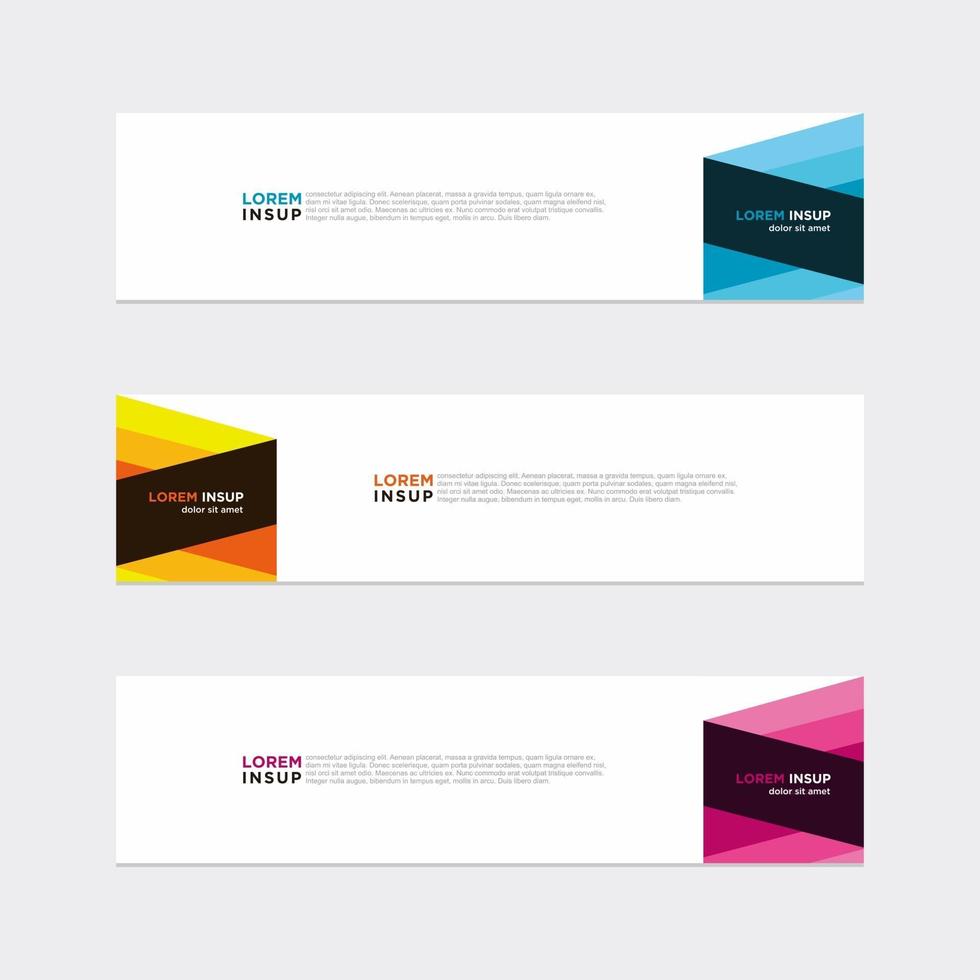 moderne vector banner web achtergrond abstracte ontwerpsjabloon