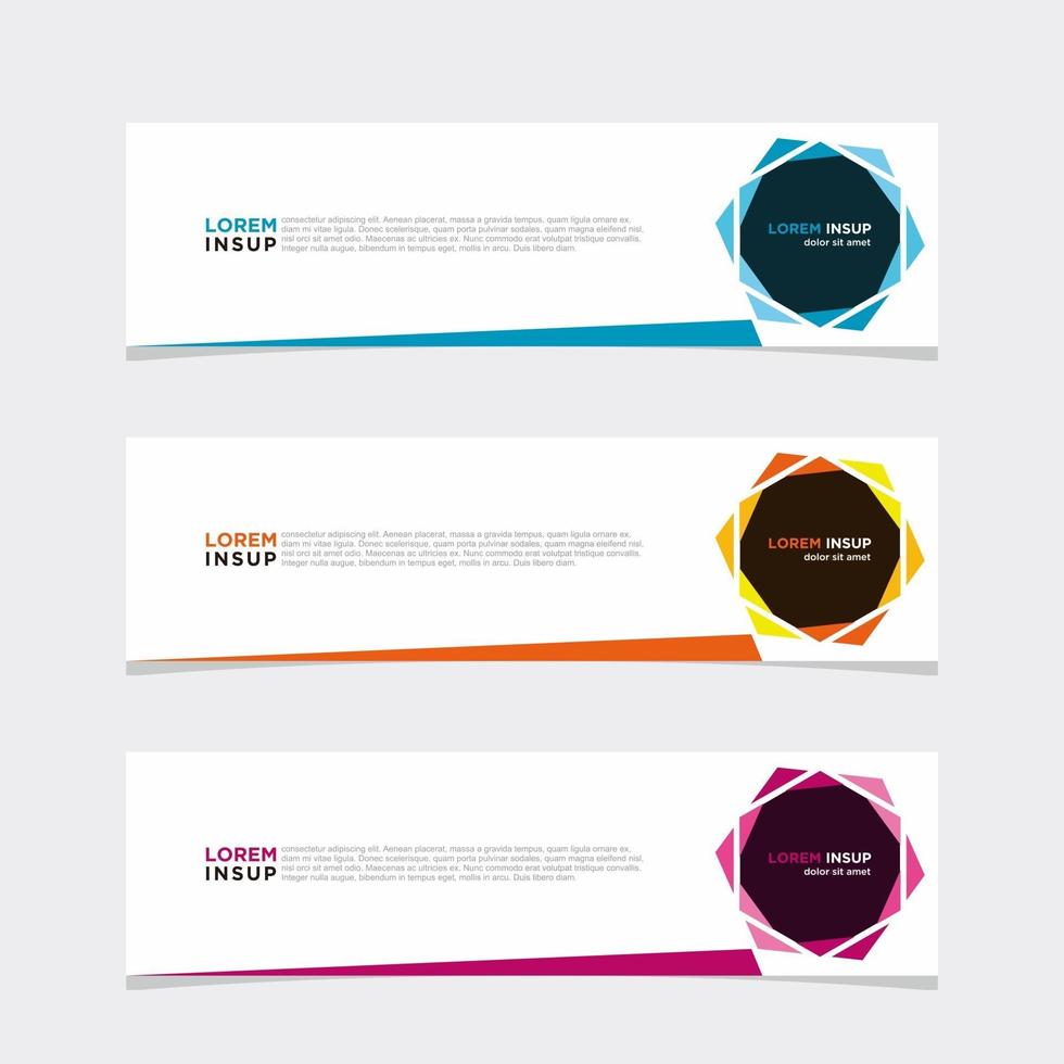 moderne vector banner web achtergrond abstracte ontwerpsjabloon