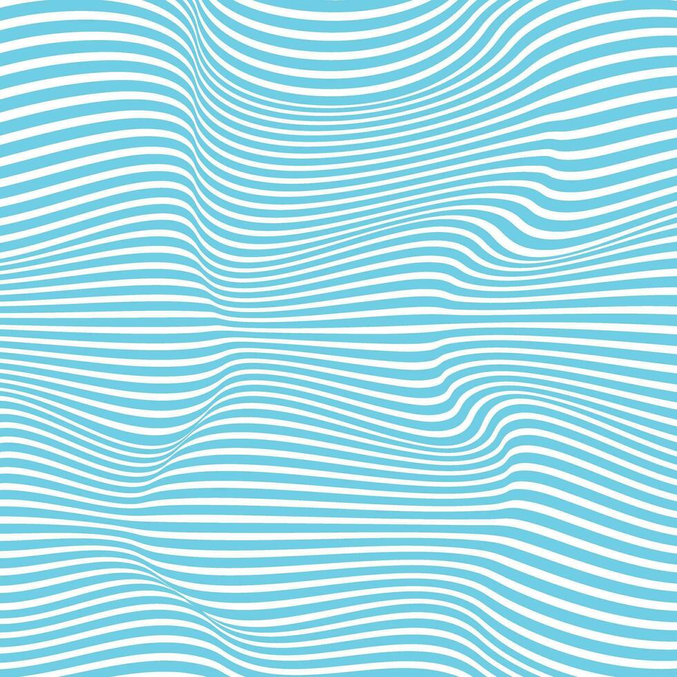gemakkelijk abstract genaaid Skye kleur vervormen golvend lijn patroon vector
