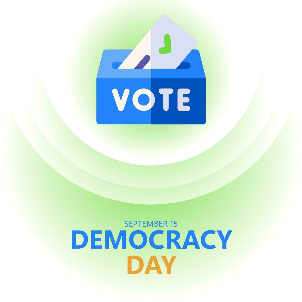 internationale dag van de democratie vector
