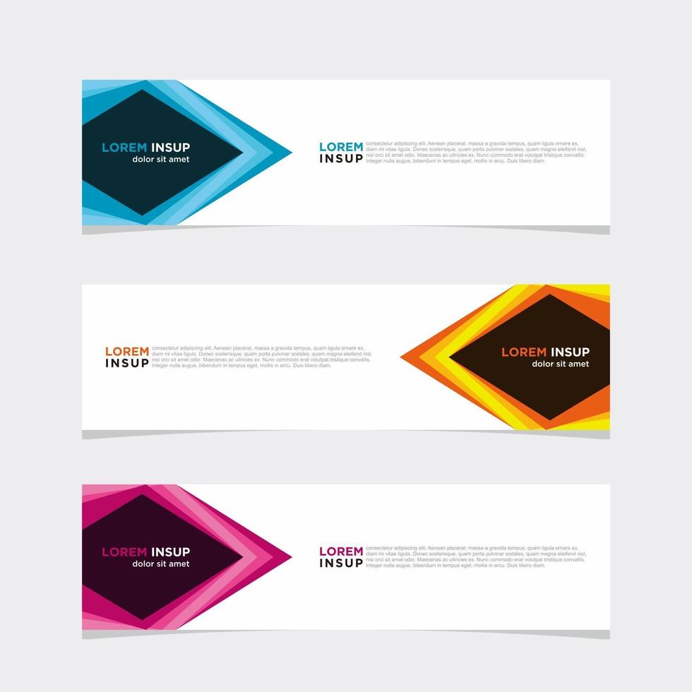 moderne vector banner web achtergrond abstracte ontwerpsjabloon