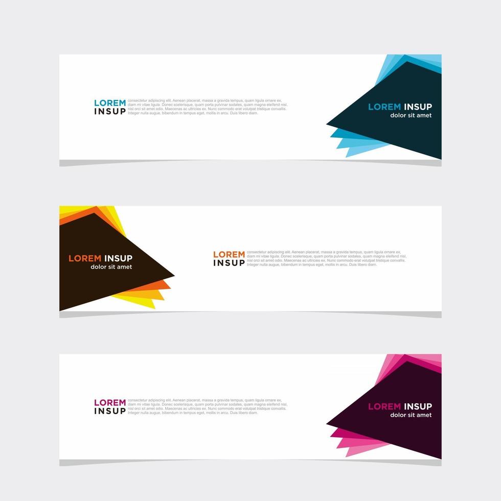 moderne vector banner web achtergrond abstracte ontwerpsjabloon