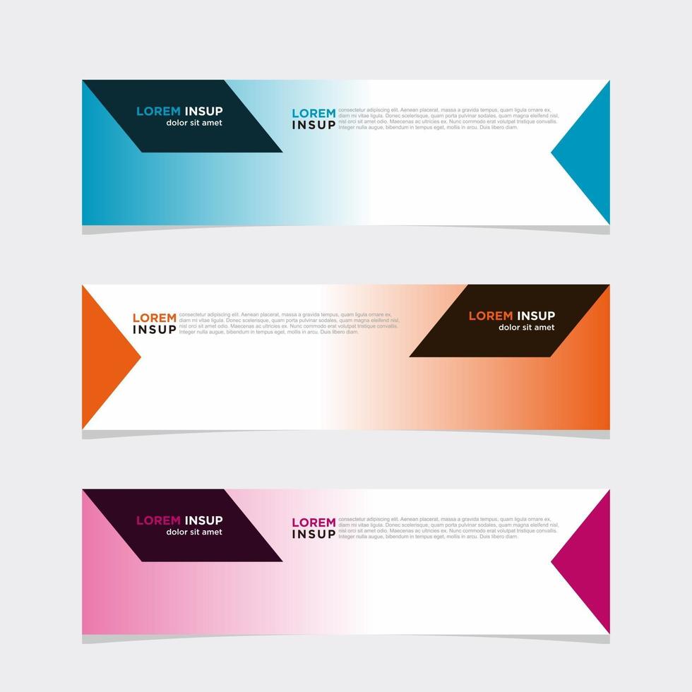 moderne vector banner web achtergrond abstracte ontwerpsjabloon