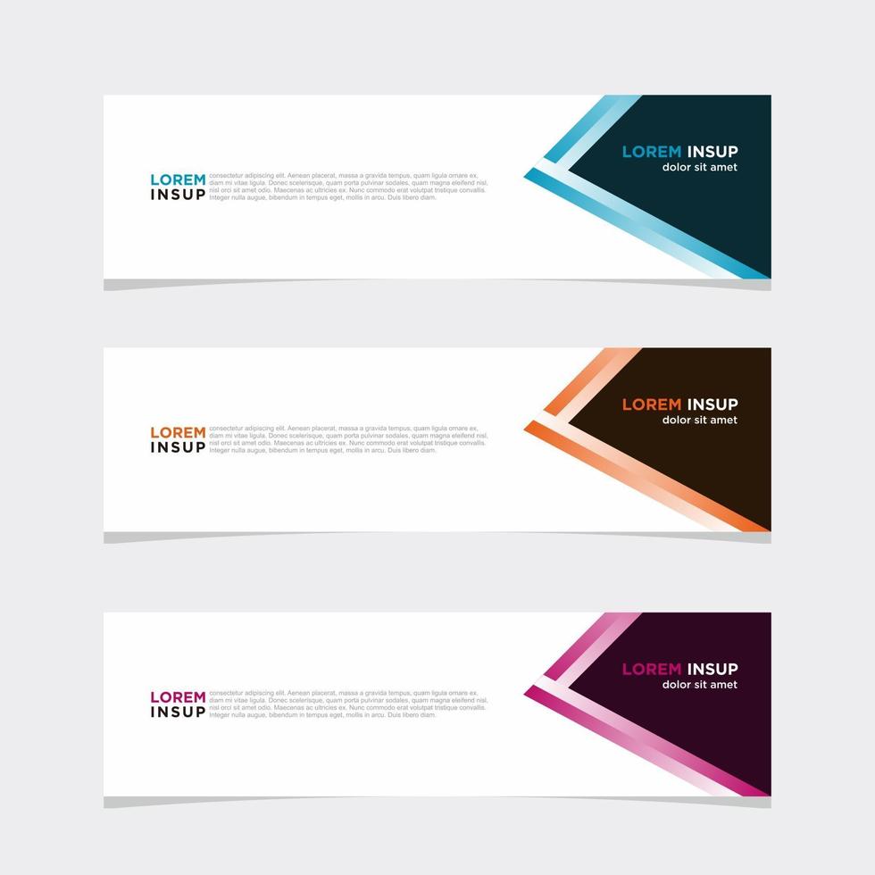 moderne vector banner web achtergrond abstracte ontwerpsjabloon