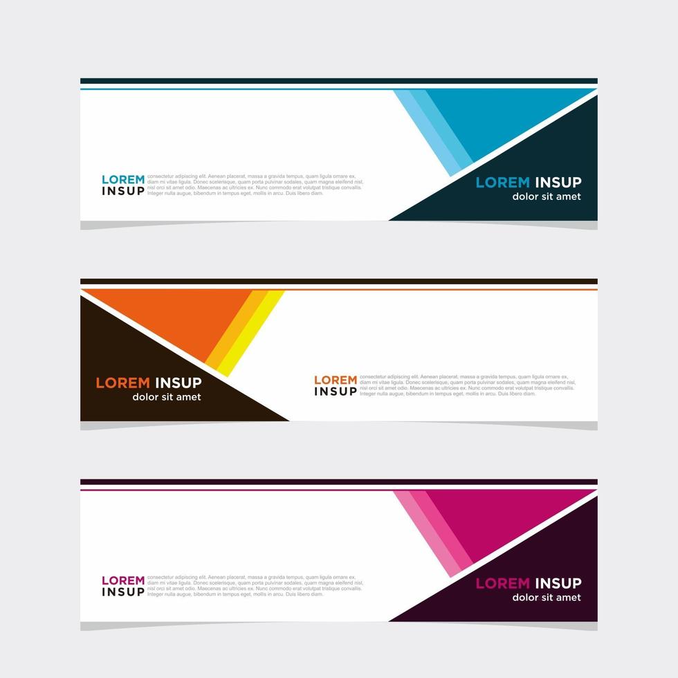 moderne vector banner web achtergrond abstracte ontwerpsjabloon