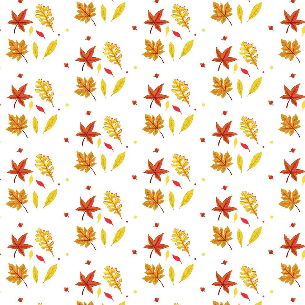 herfst naadloos patroon vector illustratie