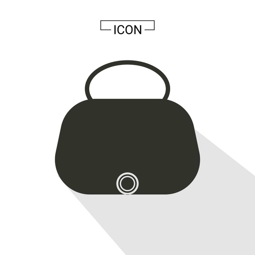 boodschappen doen zak icoon symbool grafisch verhaal vector
