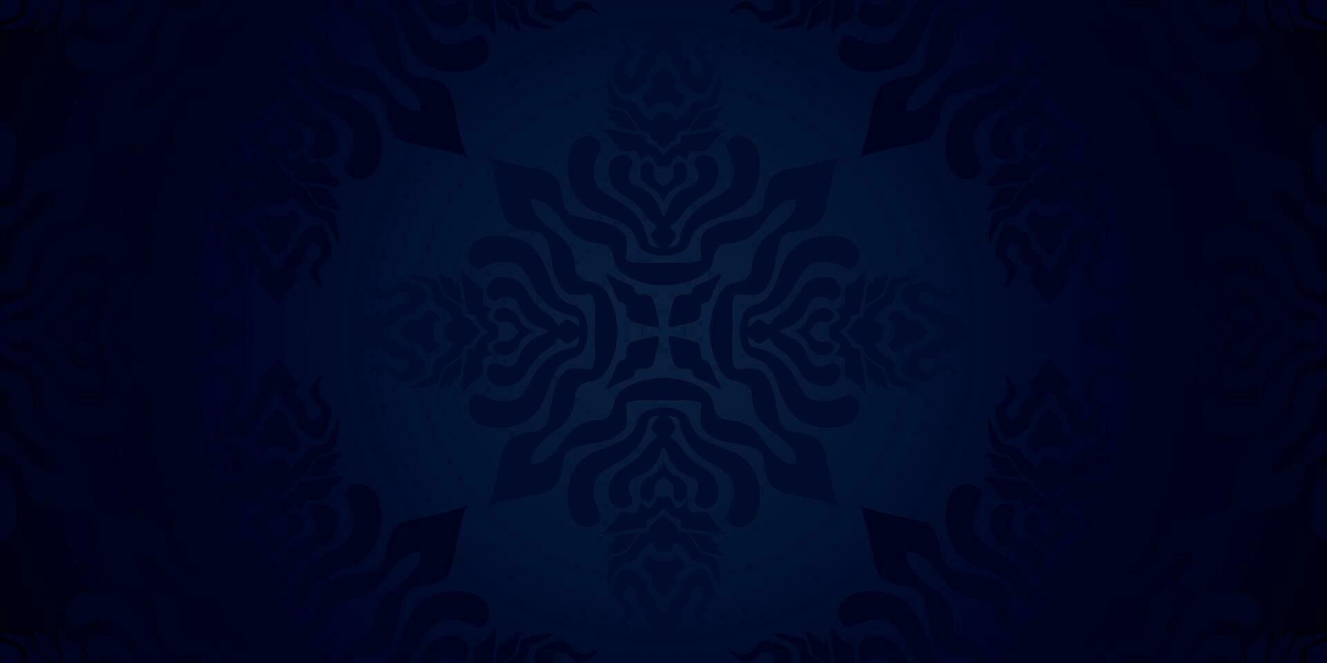 Arabisch motief blauw achtergrond vector