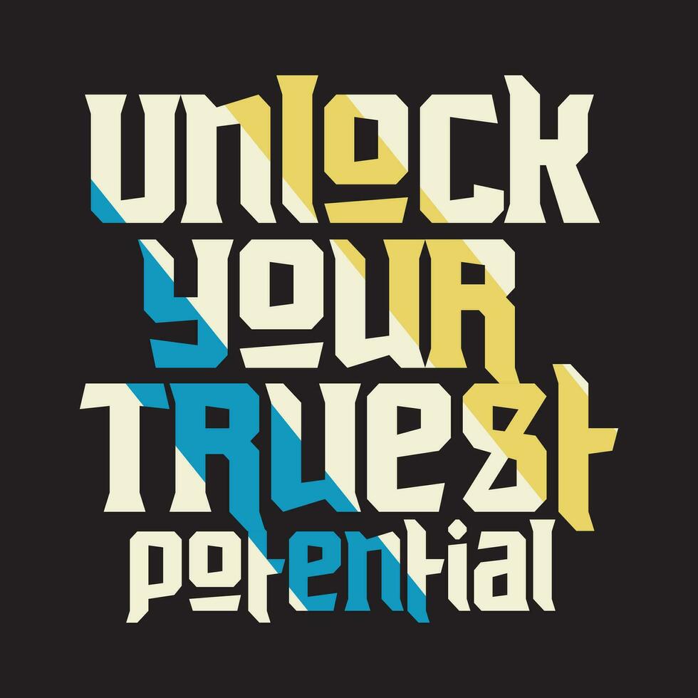 motiverende en inspirerend citaten belettering tekst typografie donker t overhemd ontwerp Aan zwart achtergrond vector