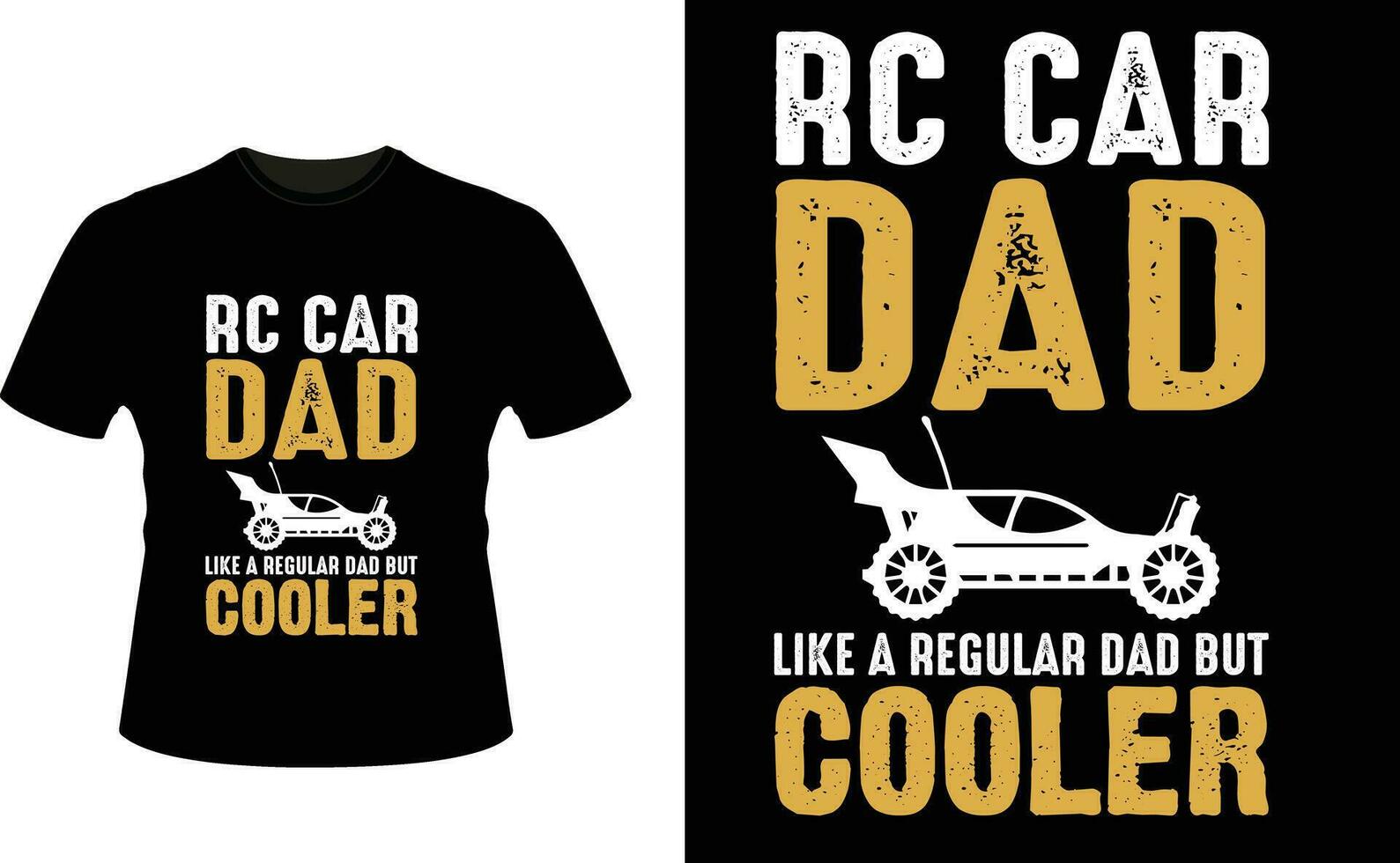 rc auto vader Leuk vinden een regelmatig vader maar koeler of vader papa t-shirt ontwerp of vader dag t overhemd ontwerp vector