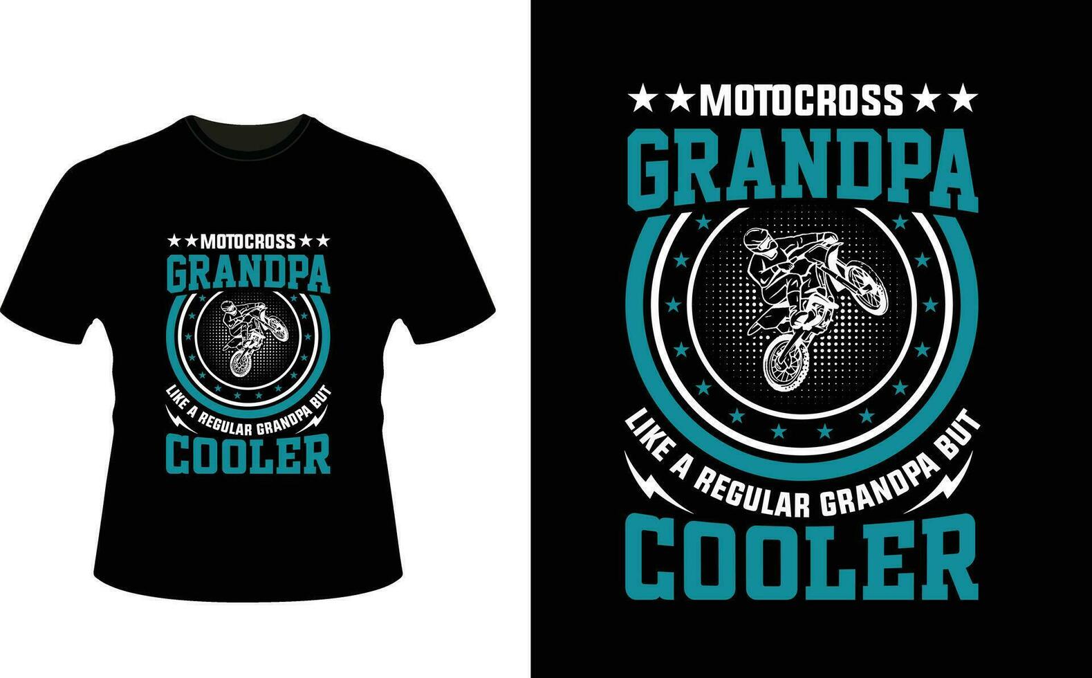 motorcross eran opa Leuk vinden een regelmatig opa maar koeler of opa t-shirt ontwerp of opa dag t overhemd ontwerp vector