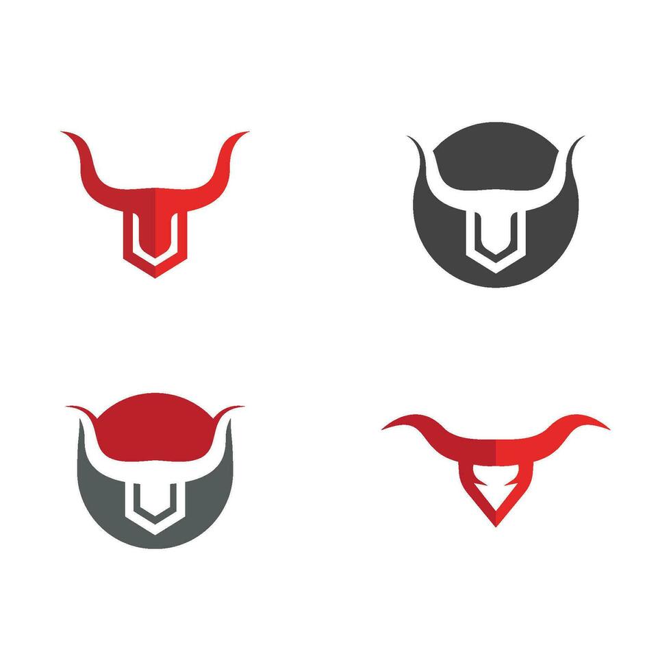 taurus logo sjabloon vector pictogram illustratie ontwerp