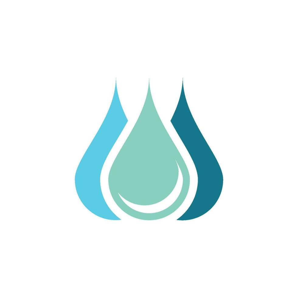 waterdruppel logo sjabloon vector