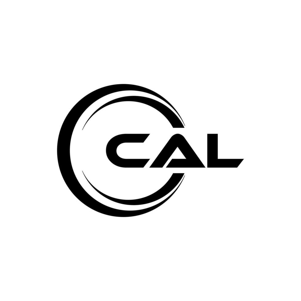 cal logo ontwerp, inspiratie voor een uniek identiteit. modern elegantie en creatief ontwerp. watermerk uw succes met de opvallend deze logo. vector