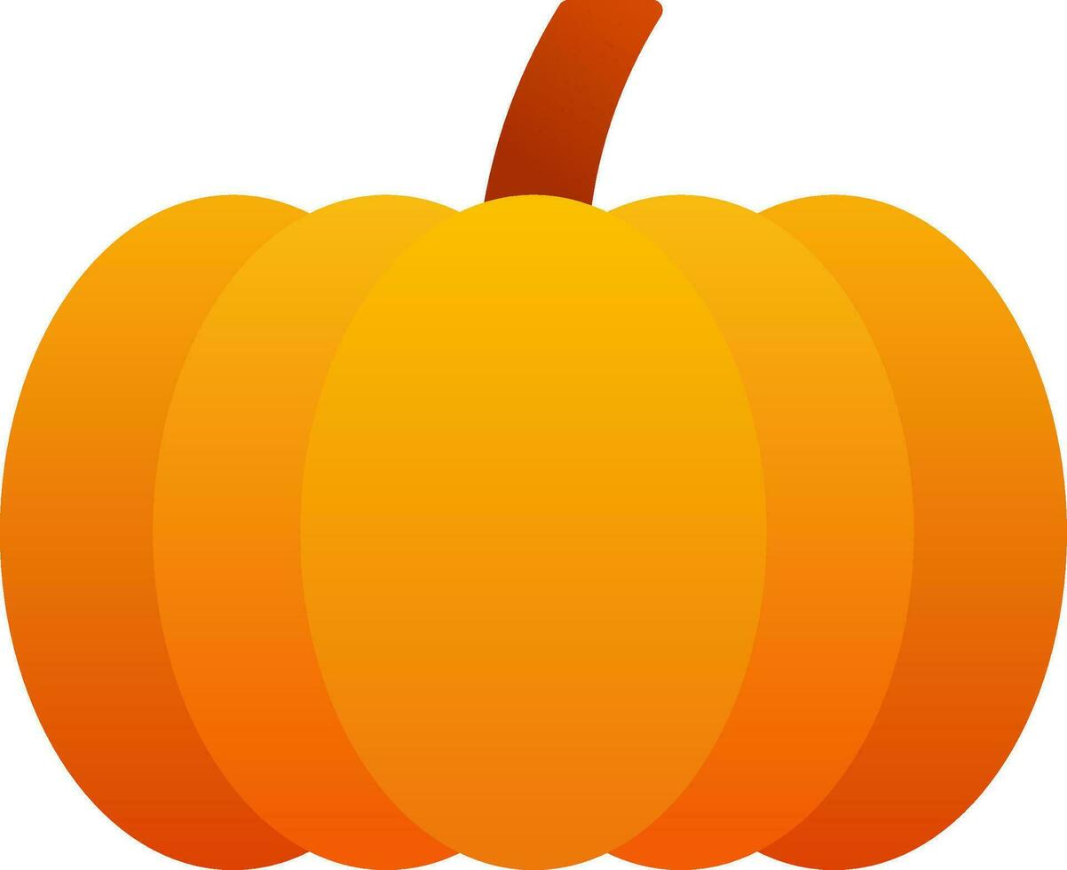 pompoen herfst icoon vector illustratie. vallen seizoen pompoen icoon voor oogst en voedsel ontwerp. gemakkelijk pompoen voor herfst icoon, teken, symbool, decoratie of halloween. voedsel oogst in herfst seizoen