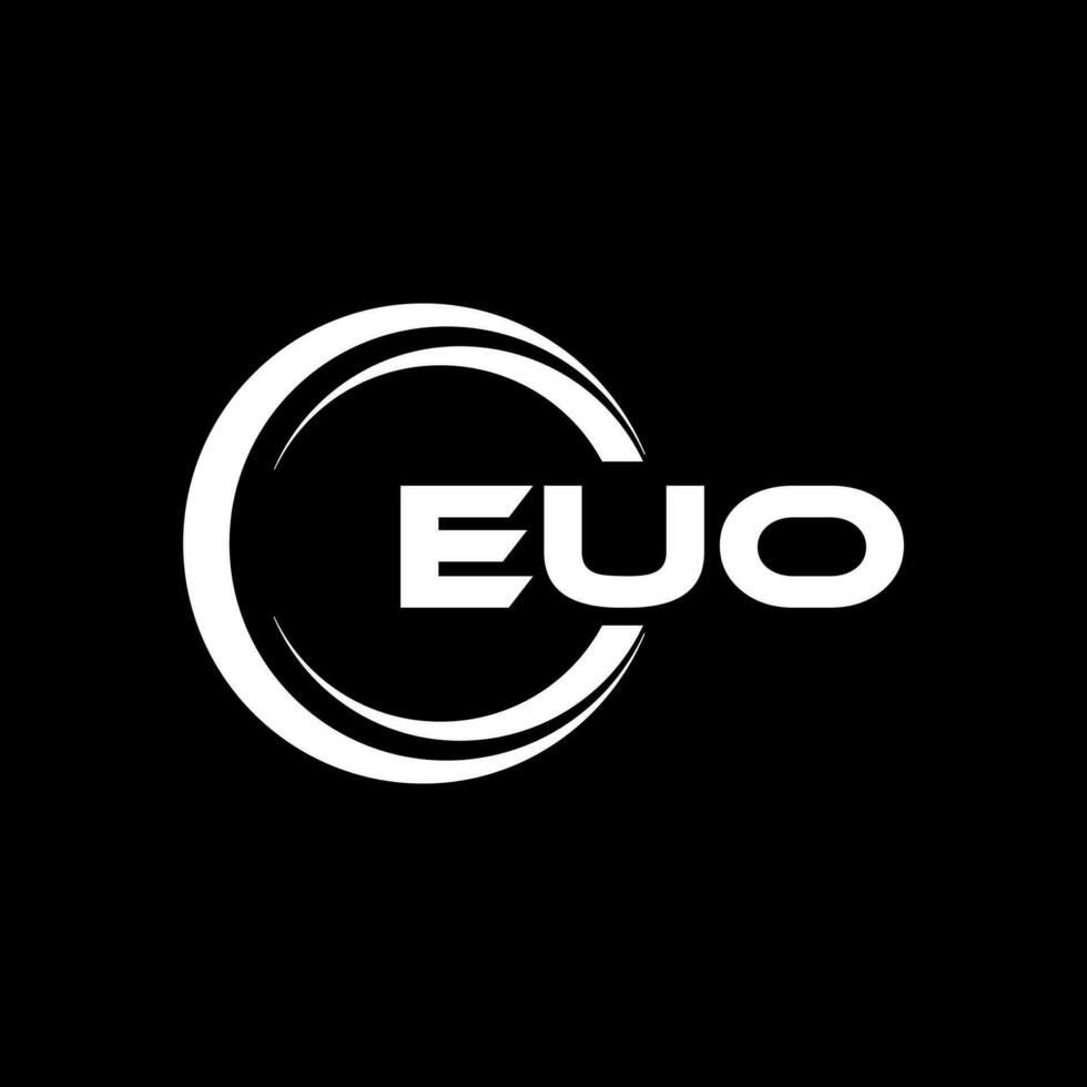 euo logo ontwerp, inspiratie voor een uniek identiteit. modern elegantie en creatief ontwerp. watermerk uw succes met de opvallend deze logo. vector