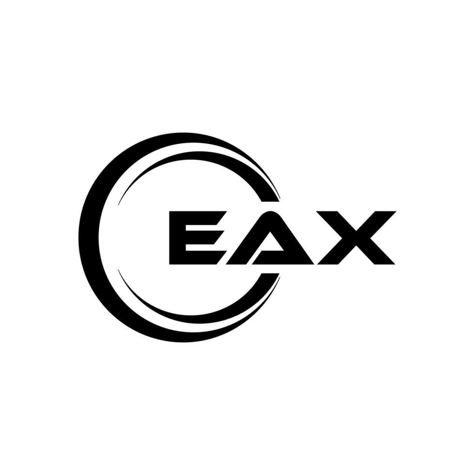 eax logo ontwerp, inspiratie voor een uniek identiteit. modern elegantie en creatief ontwerp. watermerk uw succes met de opvallend deze logo. vector