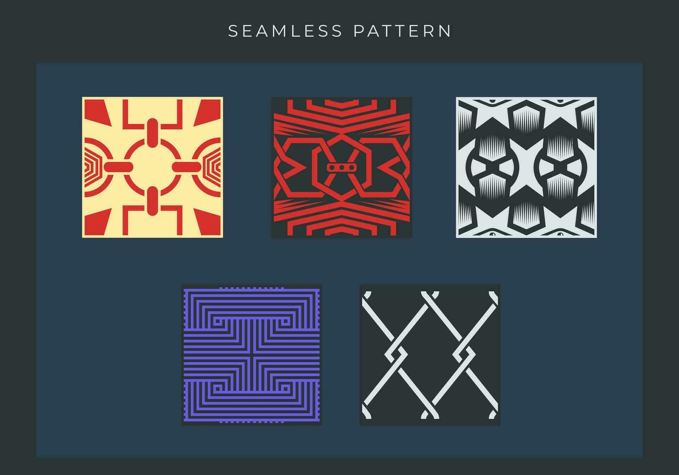 reeks van geometrie over- lappen schets naadloos patroon element vector voor achtergrond. modern en elegant vorm textuur. fit voor banier, achtergrond, poster, stof, omslag. vector eps 10