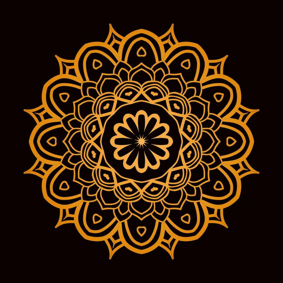 decoratief helling kleur sier- etnisch elementen mandala patroon achtergrond ontwerp pro vector. vector