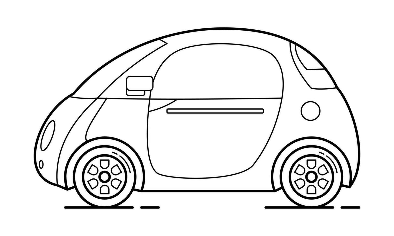 dagelijks auto schets ontwerp voor tekening boek vector