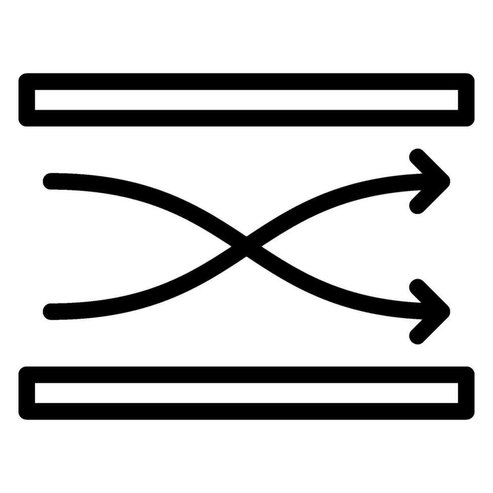 stromen lijn icoon vector