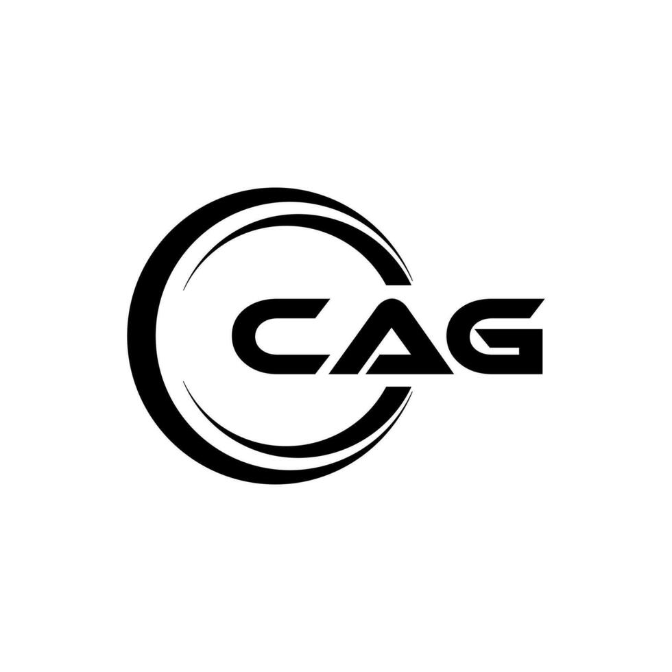 cag logo ontwerp, inspiratie voor een uniek identiteit. modern elegantie en creatief ontwerp. watermerk uw succes met de opvallend deze logo. vector