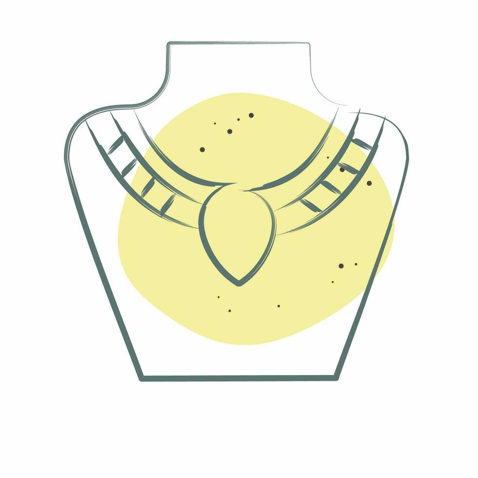 icoon ornament. verwant naar saudi Arabië symbool. kleur plek stijl. gemakkelijk ontwerp bewerkbaar. gemakkelijk illustratie vector