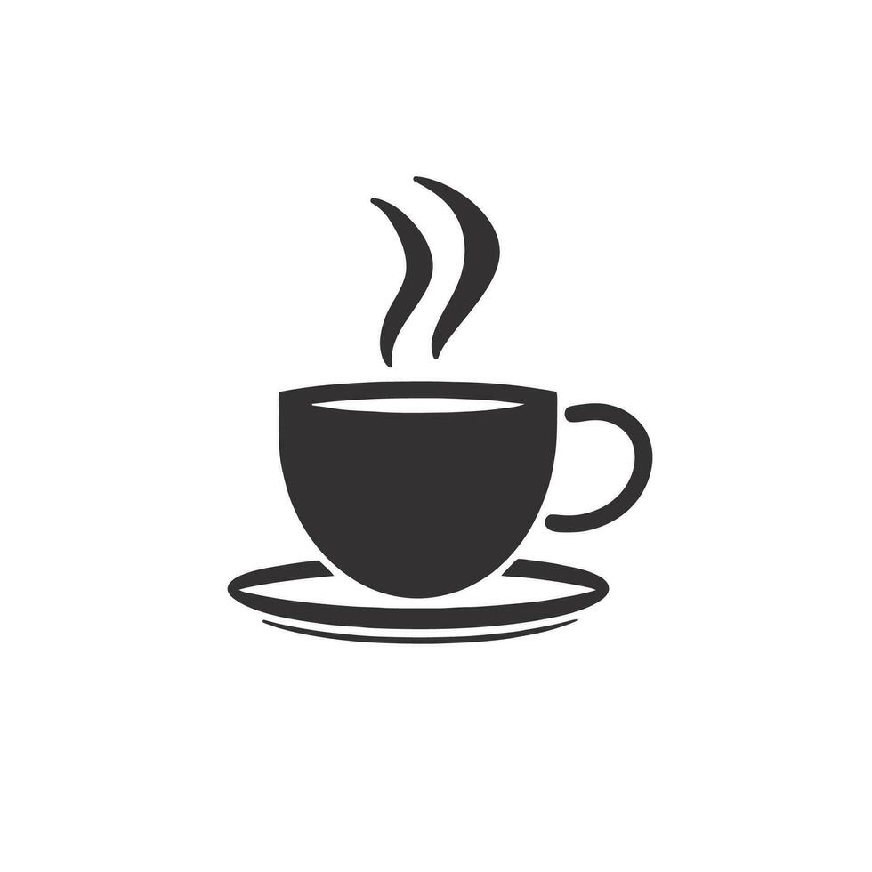 uitnodigend koffie winkel logo in vector formaat, uitstralend warmte en aroma, perfect voor een knus cafe sfeer.