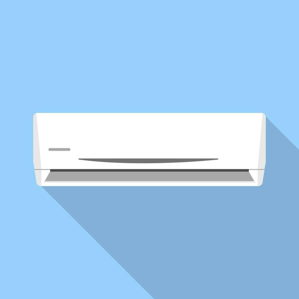 lucht conditioner vlak ontwerp icoon. vector illustratie