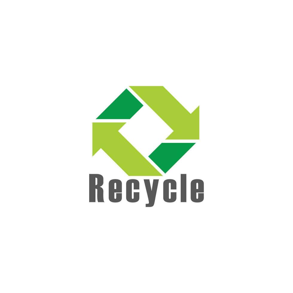 draaien schaduw vouwen recycle pijl logo vector