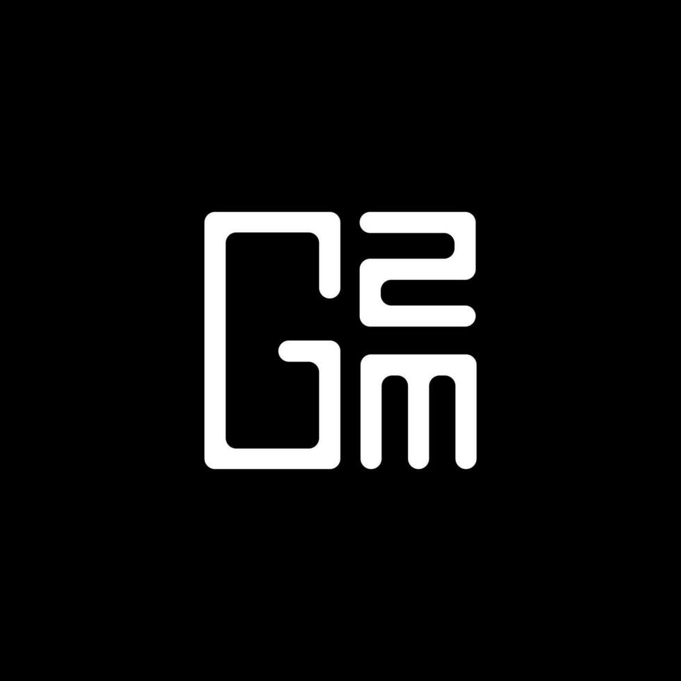 gzm brief logo vector ontwerp, gzm gemakkelijk en modern logo. gzm luxueus alfabet ontwerp