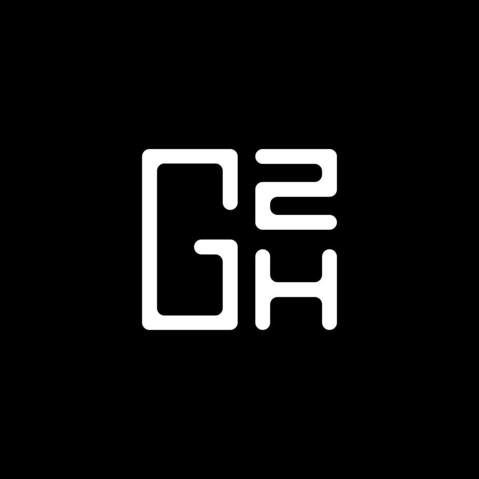 gzh brief logo vector ontwerp, gzh gemakkelijk en modern logo. gzh luxueus alfabet ontwerp