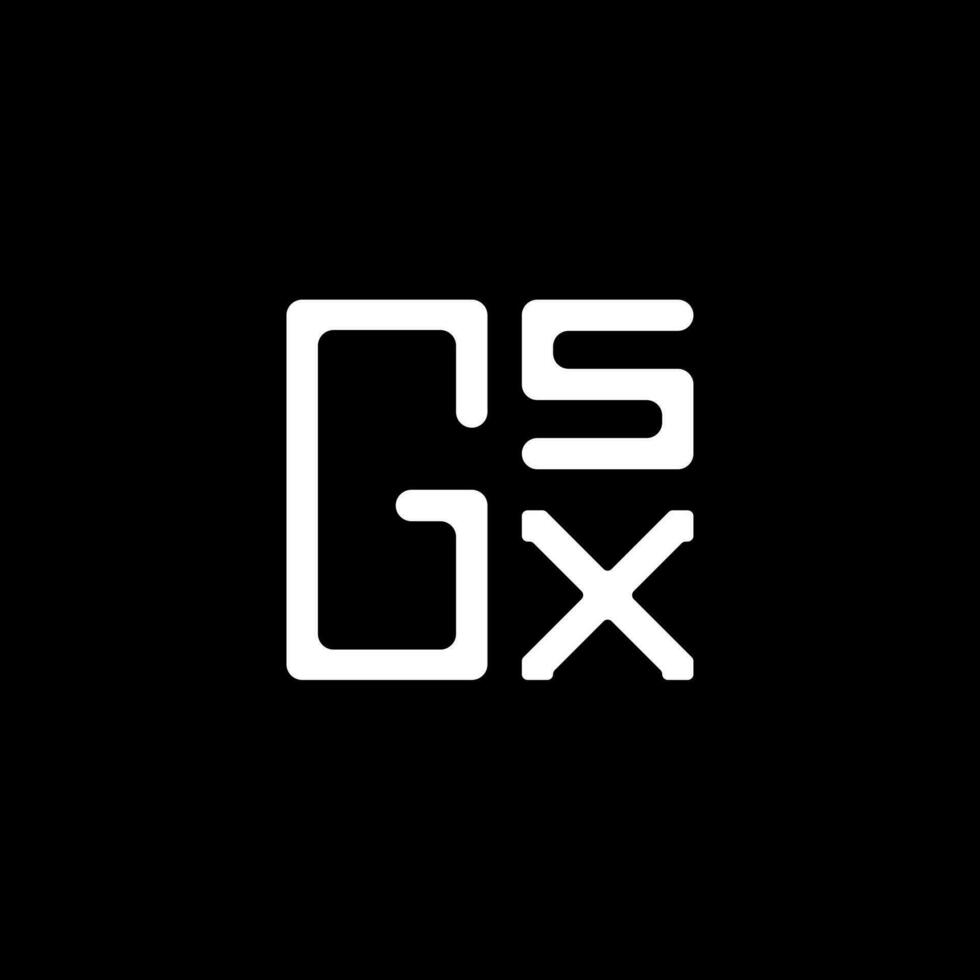 gsx brief logo vector ontwerp, gsx gemakkelijk en modern logo. gsx luxueus alfabet ontwerp