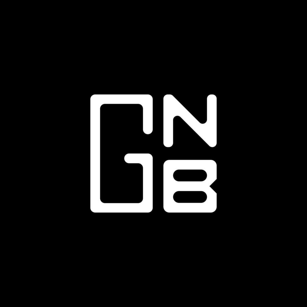 gnb brief logo vector ontwerp, gnb gemakkelijk en modern logo. gnb luxueus alfabet ontwerp