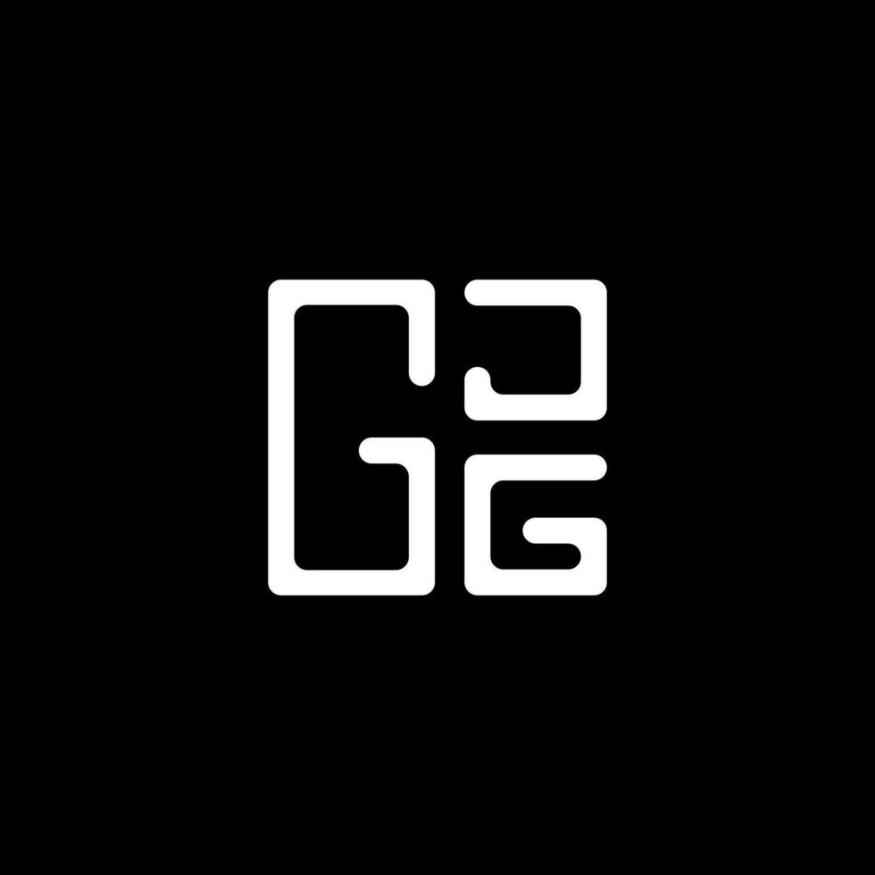 gjg brief logo vector ontwerp, gjg gemakkelijk en modern logo. gjg luxueus alfabet ontwerp