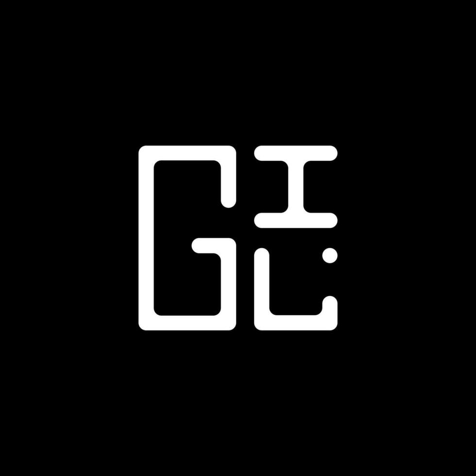 Gil brief logo vector ontwerp, Gil gemakkelijk en modern logo. Gil luxueus alfabet ontwerp