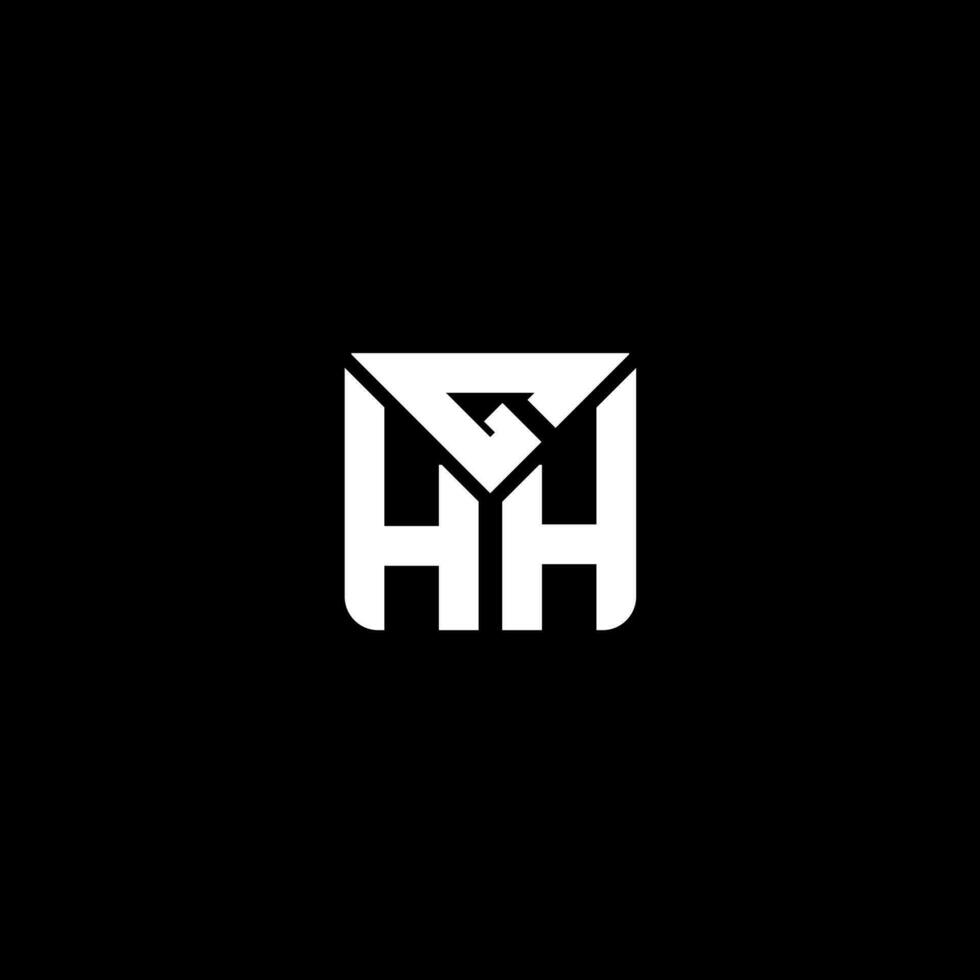 ghh brief logo vector ontwerp, ghh gemakkelijk en modern logo. ghh luxueus alfabet ontwerp