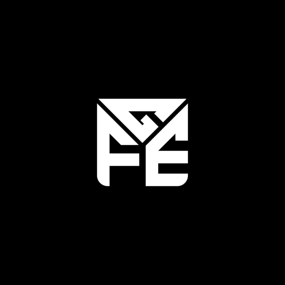 gfe brief logo vector ontwerp, gfe gemakkelijk en modern logo. gfe luxueus alfabet ontwerp