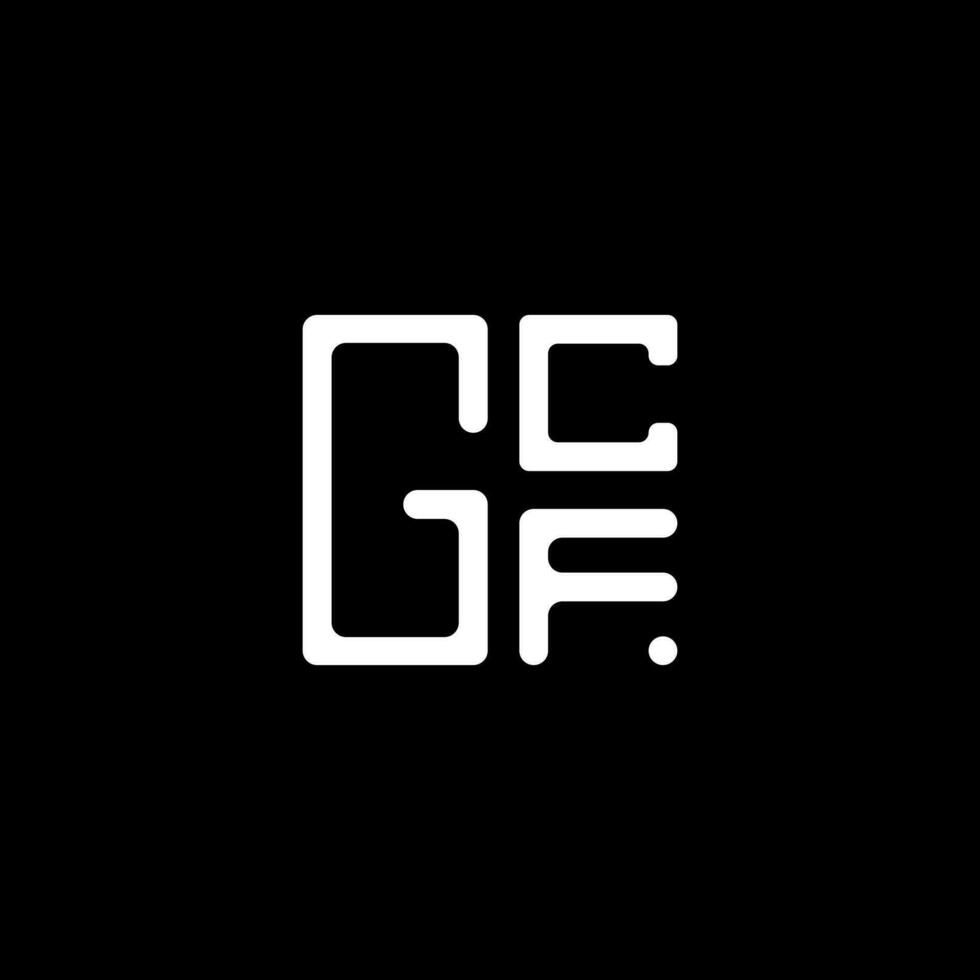 gcf brief logo vector ontwerp, gcf gemakkelijk en modern logo. gcf luxueus alfabet ontwerp