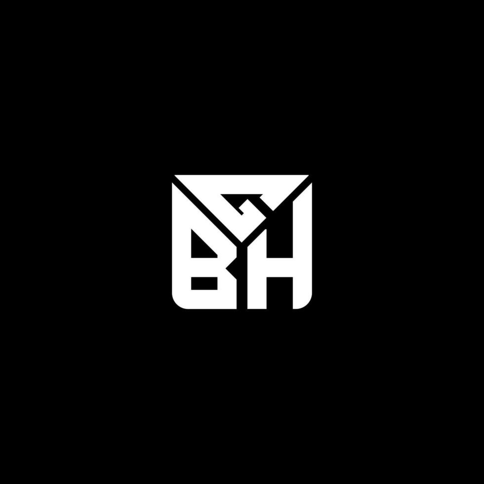 gbh brief logo vector ontwerp, gbh gemakkelijk en modern logo. gbh luxueus alfabet ontwerp