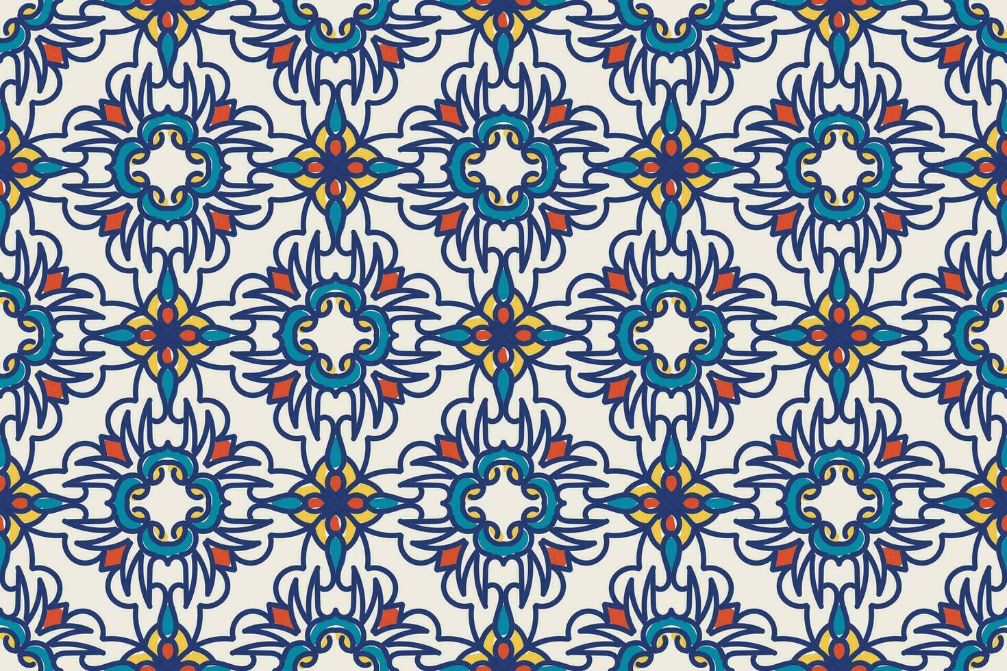 Turks moskee venster vector naadloos patroon. Ramadan mubarak moslim achtergrond. traditioneel Ramadan kareem moskee patroon met goud rooster mozaïek. Islamitisch venster rooster ontwerp van lantaarn vormen tegels.