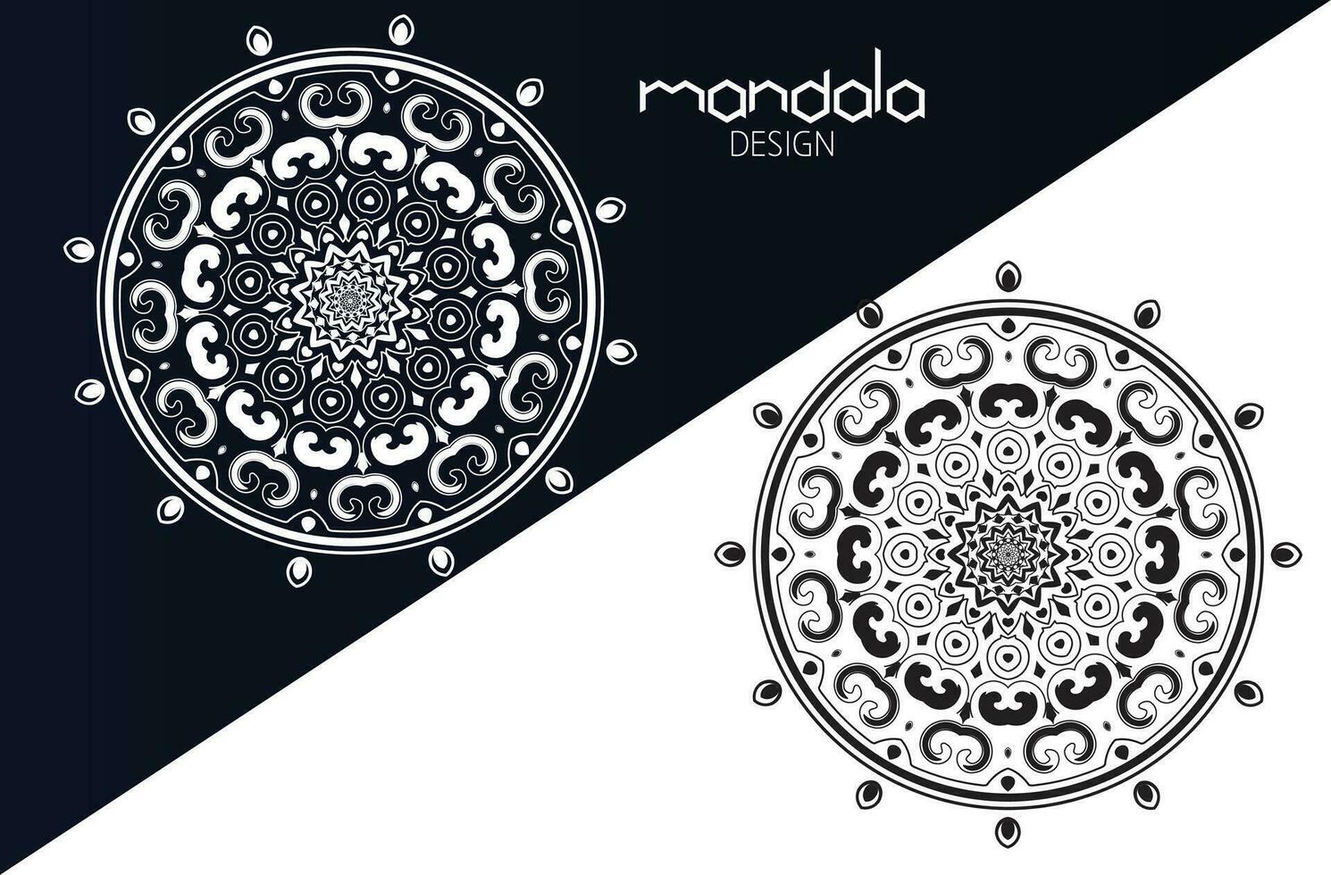 circulaire mandala vector, mandala ontwerp en sjabloon, luxe mandala ontwerp. vector