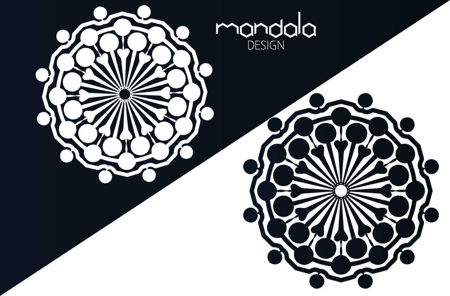 circulaire mandala vector, mandala ontwerp en sjabloon, luxe mandala ontwerp. vector