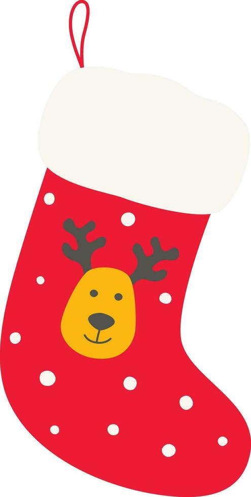 kerst sok illustratie vector