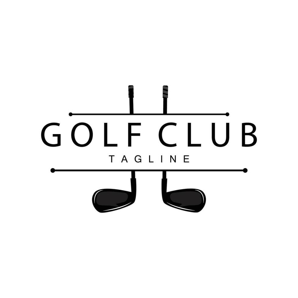 golf team sport logo ontwerp toernooi illustratie symbool sjabloon vector